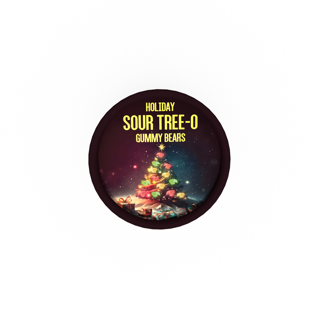 Holiday Sour Tree-O - Plant-Based Gummy Bears